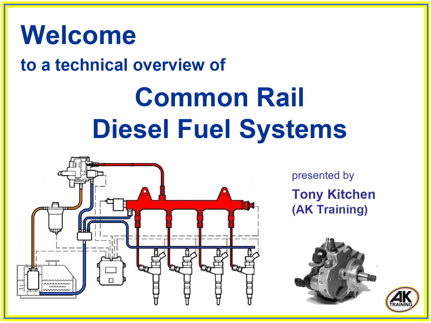 Common Rail diesel fuel systems - technical overview